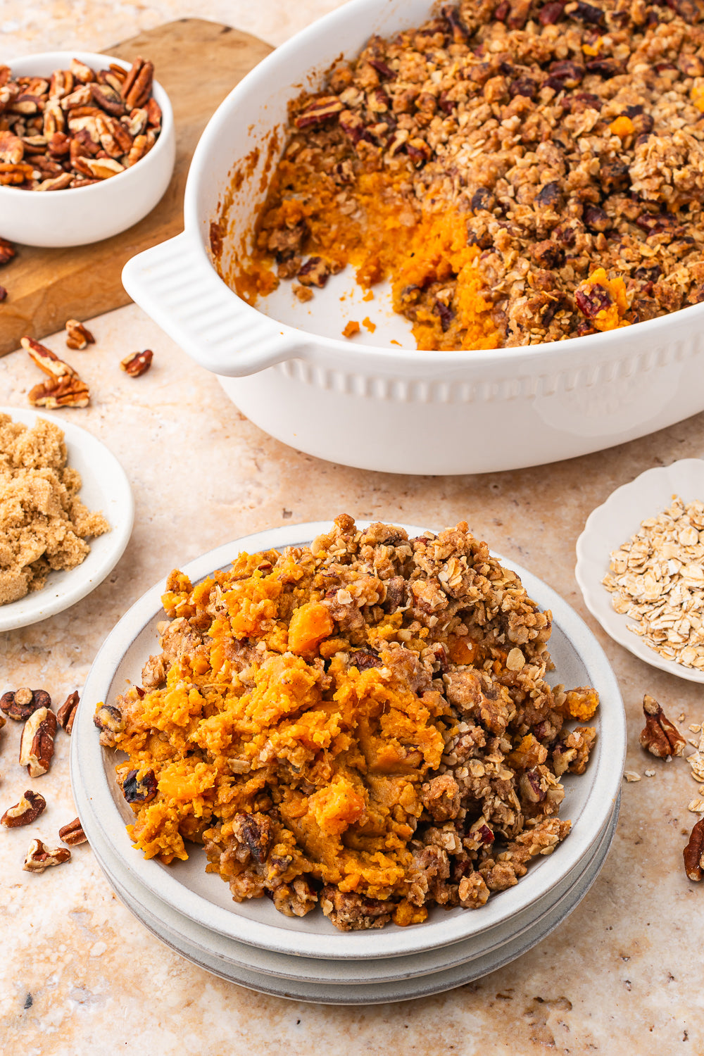 Sweet Potato Casserole with Canned Sweet Potato