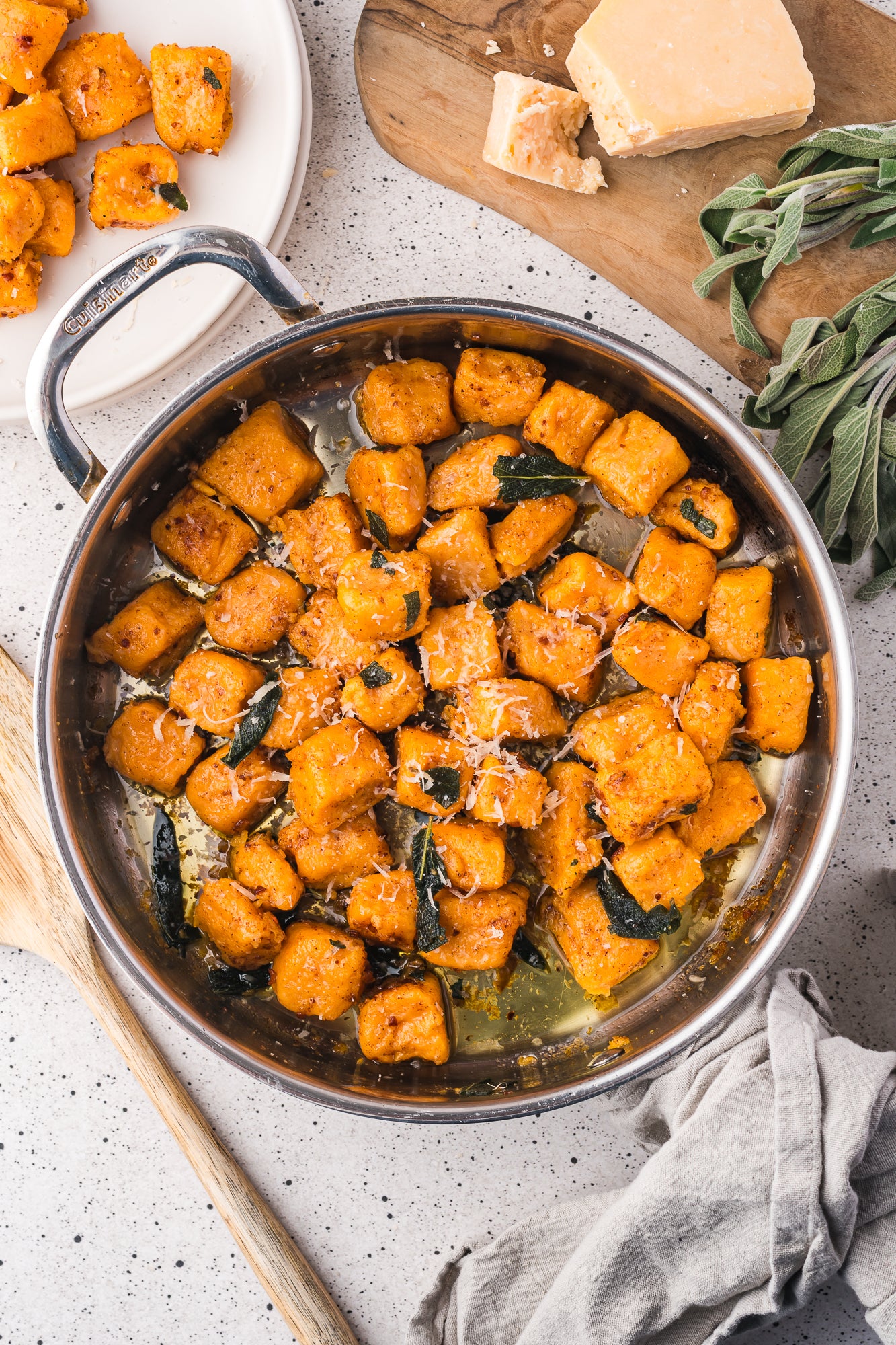 Sweet Potato Gnocchi with Sage Brown Butter Sauce