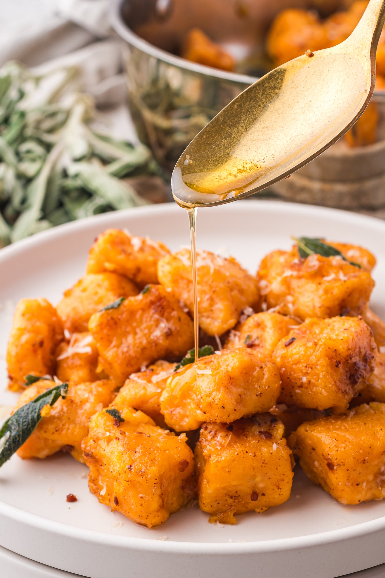 Sweet Potato Gnocchi with Sage Brown Butter Sauce