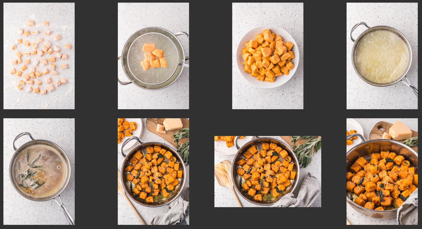 Sweet Potato Gnocchi with Sage Brown Butter Sauce