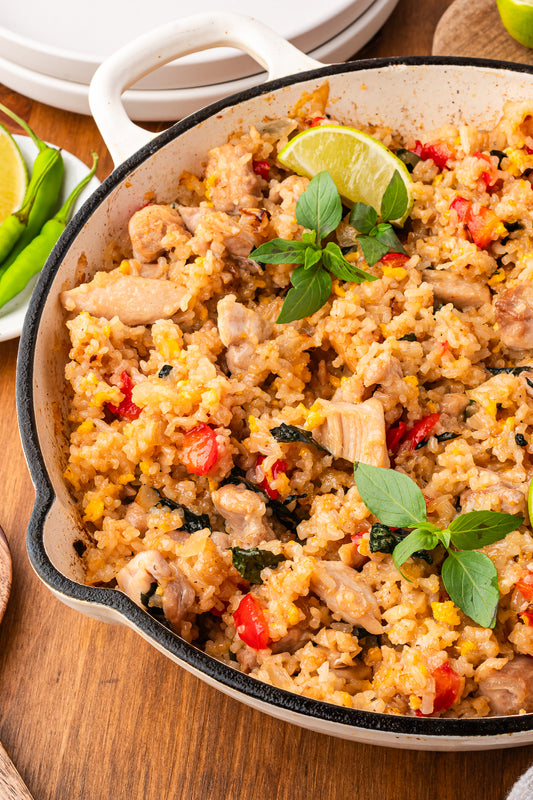 Thai Basil Chicken Fried Rice