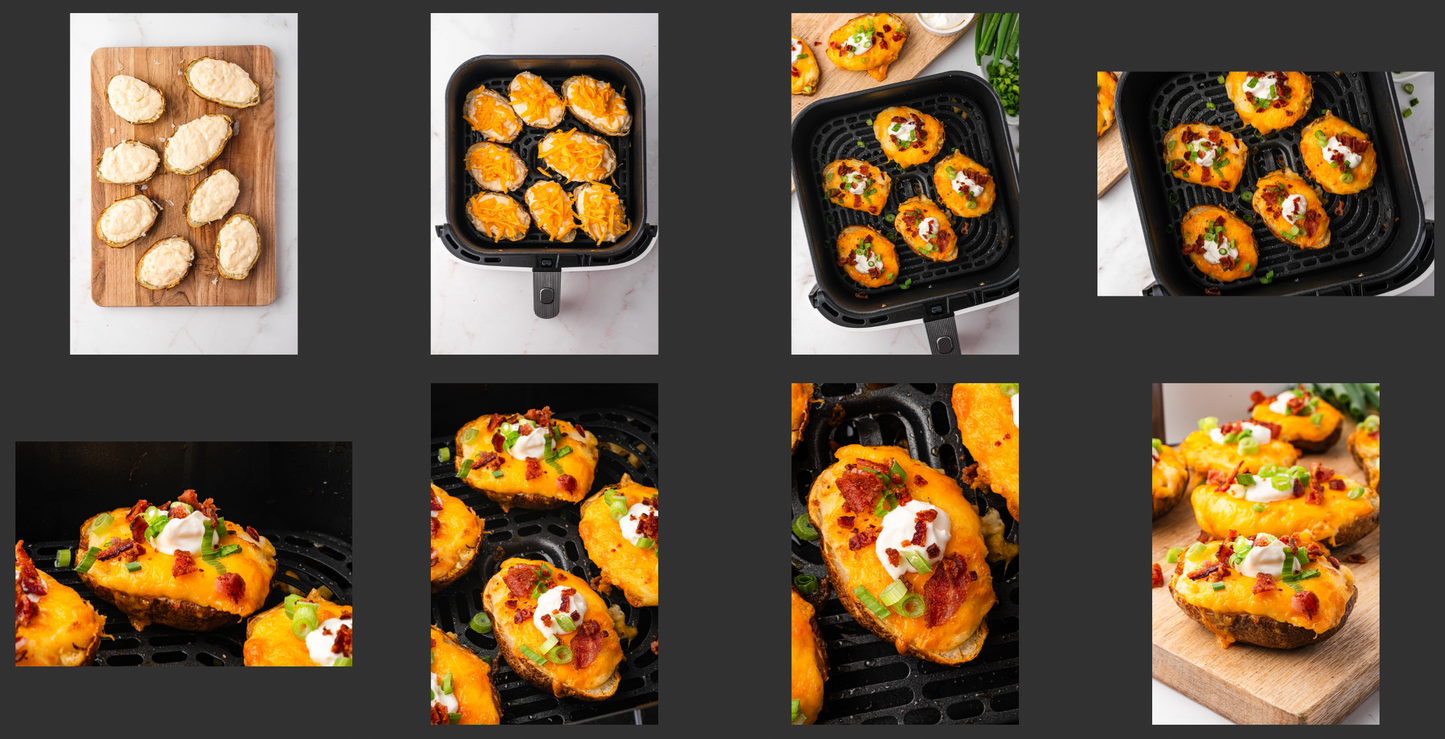 Twice Baked Potatoes Air Fryer